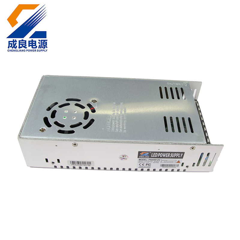 LED transformátor 12V 50A 600W LED napájecí zdroj pro pásový světlomet CCTV kamerový krokový motor
