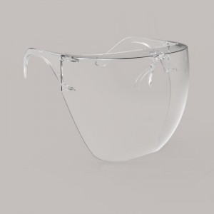 Ochranné vybavení proti zamlžení, izolační plastový obličejový štít z bloku