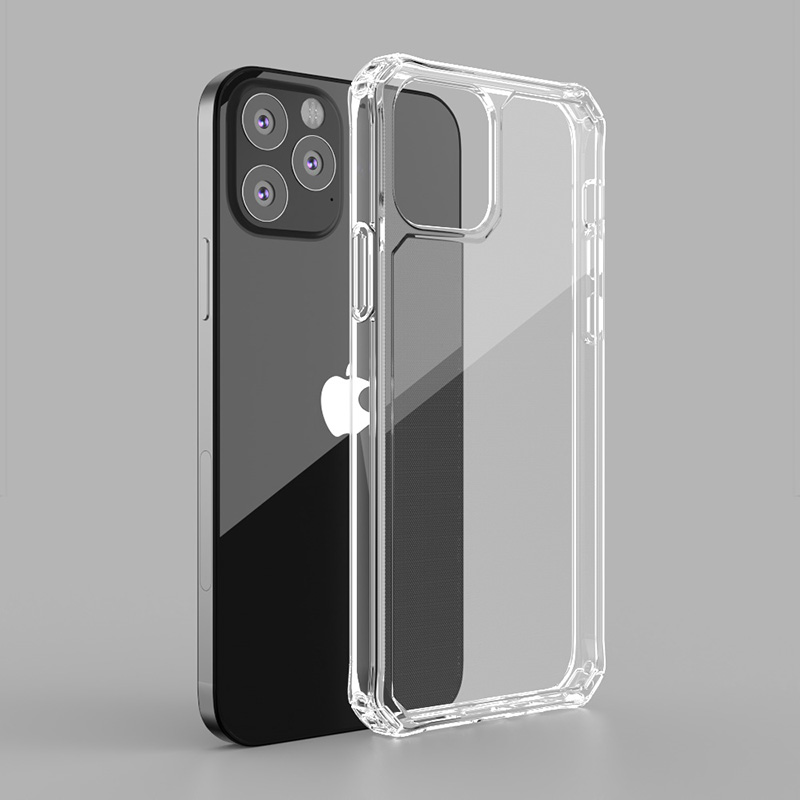 pro iphone 12 případ, hot sals 2mm nárazuvzdorné brnění transparentní čiré tpu pouzdro na telefon pro iphone se do 11 12 pro max 2020 pouzdro měkké