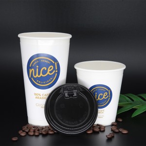 12 \\/ 16oz dvojitý rukáv izolovat ekologické poháry papírové horké a studené poháry