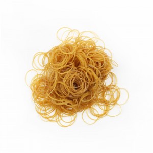 Jednobarevná žlutá vysoce elastická kancelářská kulturní a vzdělávací praktická gumička přizpůsobená továrně