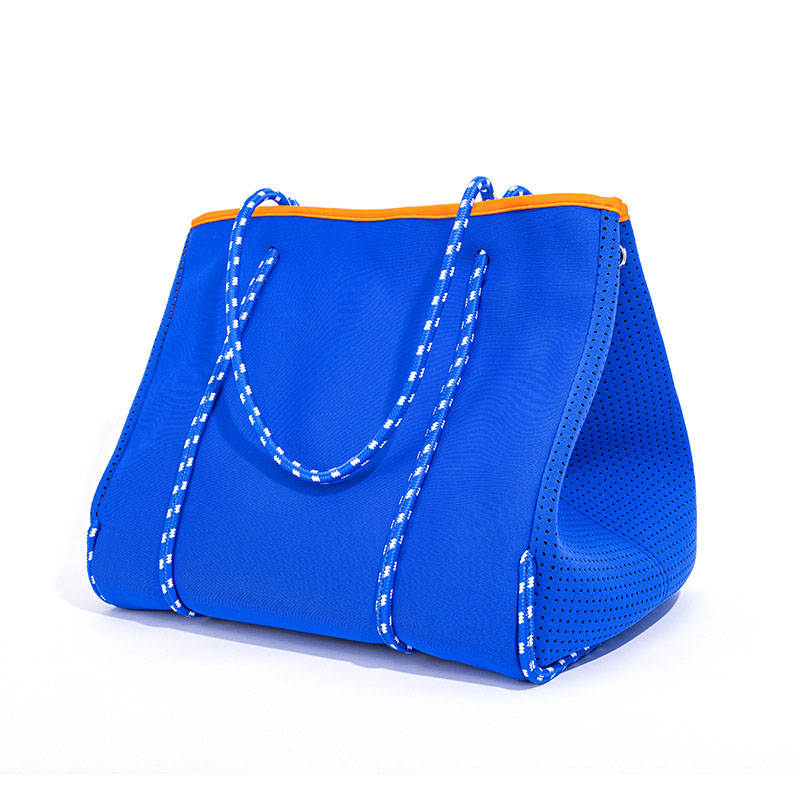 2021 Hot prodej perforovanáneoprenová taška plážová taška tote kabelky pro ženy