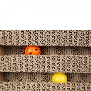 Dvojitý trojúhelník kočka dráp deska