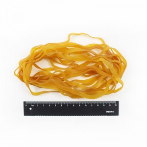 Přizpůsobitelné prodloužené a rozšířené přírodní žlutá transparentní odolná vysoká odolnost průmyslové gumičky