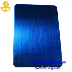 Barva znerezavějící oceli drát deska č. 1