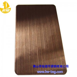 Barva znerezavějící oceli Drátěná deska č. 4