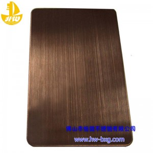 Barva znerezavějící oceli Drátěná deska č. 4