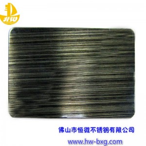 Barva znerezové oceli Drátěná deska č. 8