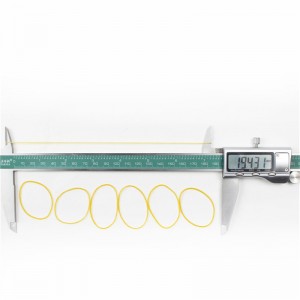 Továrna Přímé prodeje vysoce kvalitních gumičkových pásů vysoká pružnost a vysoká odolnost papíru Papírové peníze Bundled gumičky