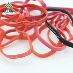 Výrobci zakázková barva, vysoká elasticita, vodotěsný a odolný tisk reklamních gumiček