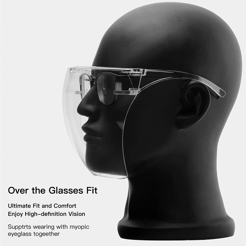 Anti mlha brýle Unisex hledí plnou tvář ochranné štítové brýle