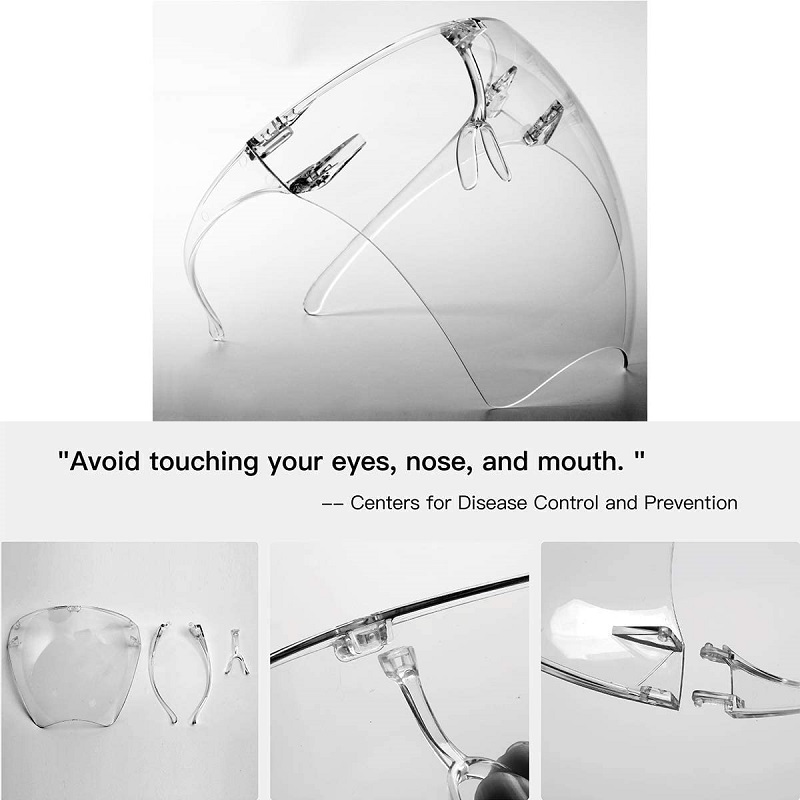 Anti mlha brýle Unisex hledí plnou tvář ochranné štítové brýle
