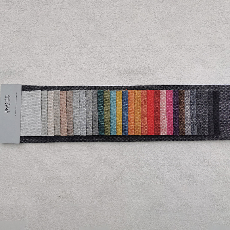 Barvené bavlněné lněné tkaniny BNT1917