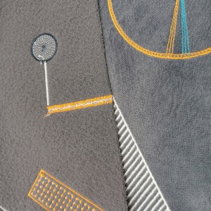 Vyšívaný flanelový hadřík BNT6868