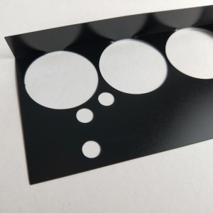 203 * 109 * 0.25mm černý pc izolační plech, odolný vůči teplotám a snadno ohýbací izolační list