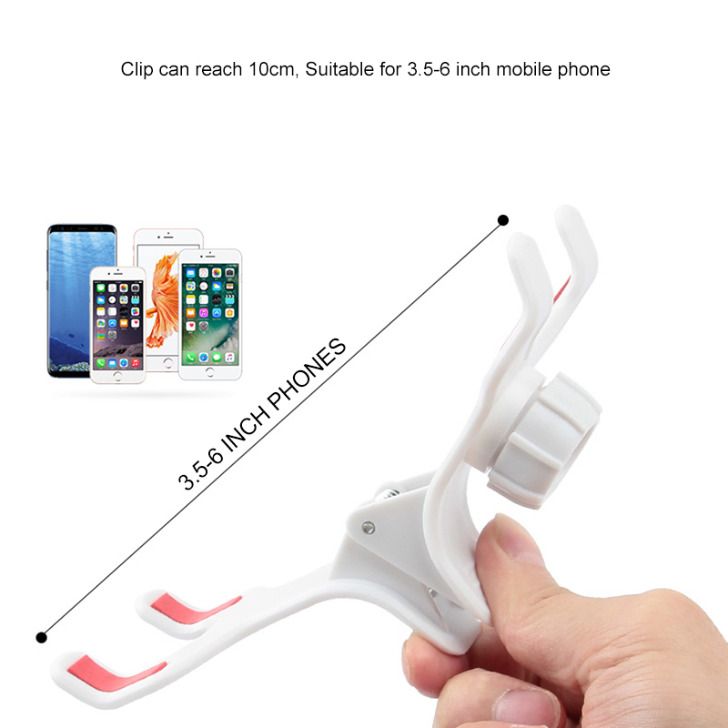 Flexibilní držák mobilního telefonu Závěsný krk Línýnáhrdelník Balen 360 stupňů telefonů držák stojan pro iPhone Xiaomi Huawei