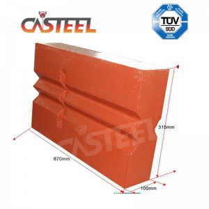 Drtič díly pro stavební odpad a asfaltová recyklace