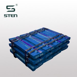 Gumový mistr RM50, RM60, RM80, RM120nárazové drtiče bary, vyfukovací tyče vysoké chrom, matensite a keramické vložky