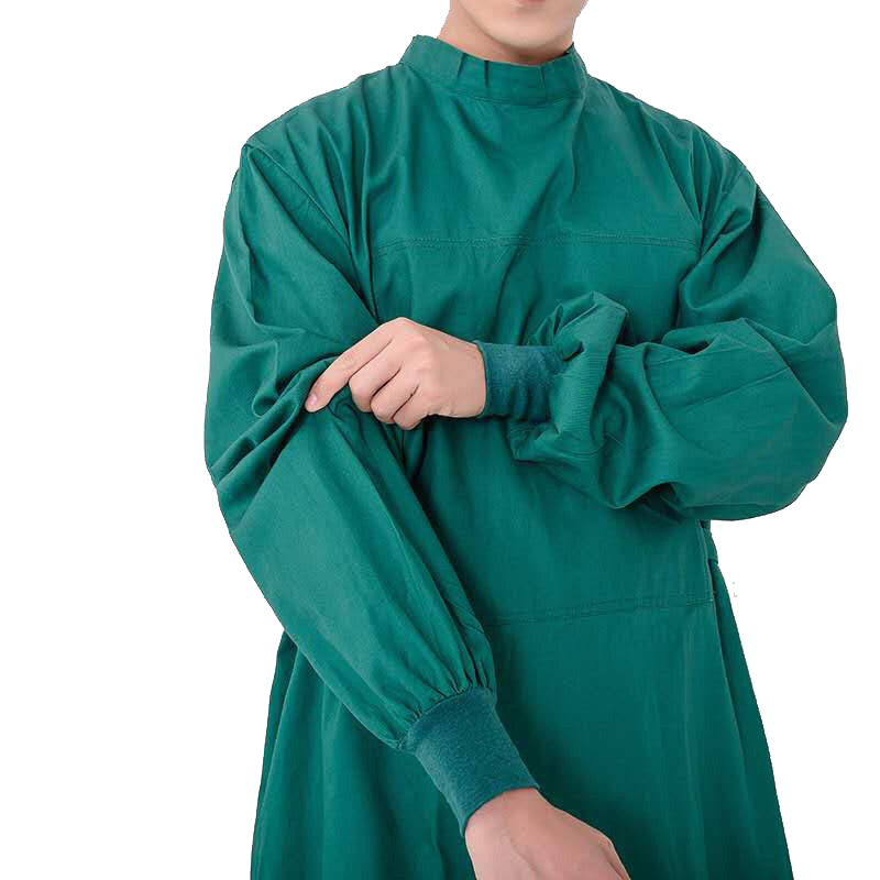 Tovární prodej bavlna tmavě zelené chirurgické šaty omyvatelné