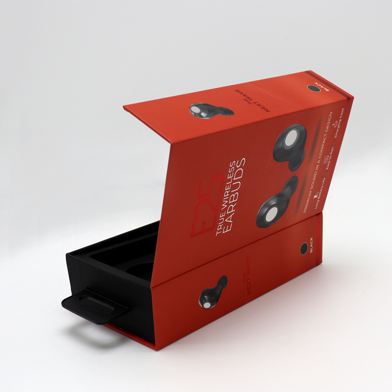 lepenkové krabice výrobce tisku zlata fólie fólie sluchátka box box pro spotřební elektronika balení