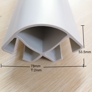 Plastové rohové kloubové extrudované profily