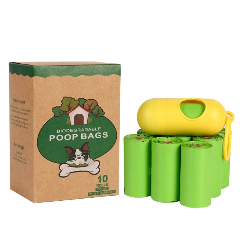 PLA materiál kompostovatelné jednorázové Dog Poop Bag