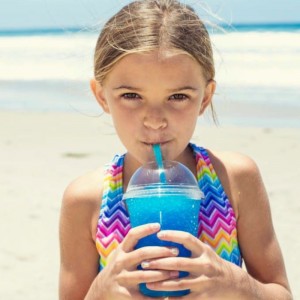 Biologicky odbouratelná kompostovatelná PLA čirý plastový kelímek s víkem