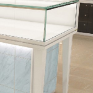 Sledování, šperkovnice Skleněná skříňka