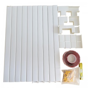 PVC kabel kabely korektor stěny šňůry kryty kabelové dráhy ekonomický kabelový hider pro skryje dráty plastové kabelové krycí stěny