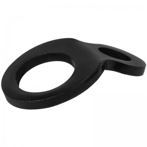 Kravatu spořičky prsteny špína kolonerezová ocel víceúčelový kravatu dolů kotevní páskovací háky pro montáž v garáži, pracovní obchod, kamion, přívěs, golfový vozík, plot černý