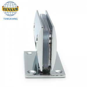 Šňupená koupelna klip sprcha místnosti skleněné závěsy znerezové oceli dveřní klip 90 stupňů sprchový kout