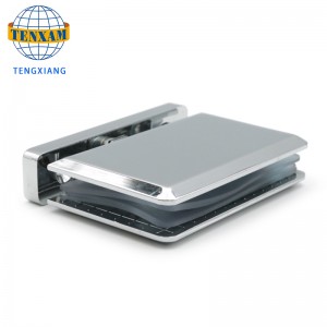 Čína Dodavatel levný prodej guangdong Jinli hardware polský mosazný skleněný závěs otevřený 90 stupňů závěs