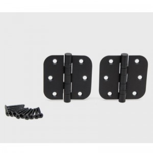 HN005 3,5 palce znerezové oceli Vnitřní dveře závěsy s rohem o poloměru 5/8 palce