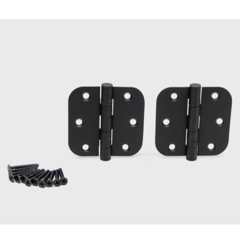 HN005 3,5 palce znerezové oceli Vnitřní dveře závěsy s rohem o poloměru 5/8 palce