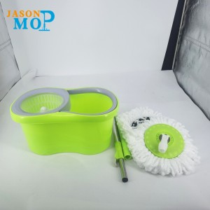 Jason Microfiber Spin mop 360 snadný rotující mop kbelík magické podlahy čištění spřádání mop a kbelík