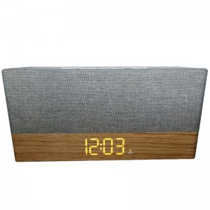 FB-CR320 High-end Dřevěný Bluetooth Radio Reproduktor W tkanina gril