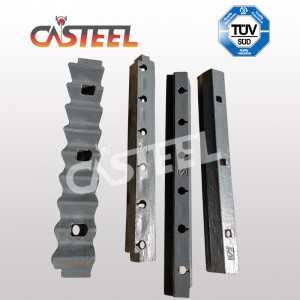 Orca PE1000n120; 1200 čelistí 3 ks typu OEM Drtič díly, boční deska a klíny