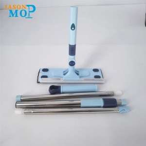 2021 Skleněná škrabka Teleskopickánerezová ocelová tyč prodloužená domácnost oboustranný skleněný čistič