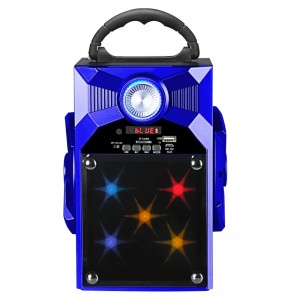 FB-BS8868S Přenosný Bluetooth reproduktor se skleněným zrcadlem LED osvětlení