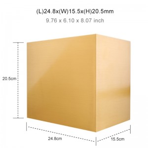 Kartáčovaný měděný urn