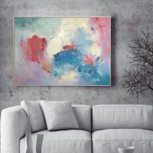 Moderní ručně malované akrylové kreativní zarámovanénástěnné malby umění abstraktní malbana plátně