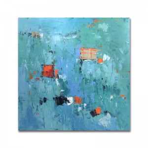 Ručně malované olejomalbanáměstí plátno abstraktní kreslení domácí dekorace pro obývací pokoj umění jiné obrazy Cuadro