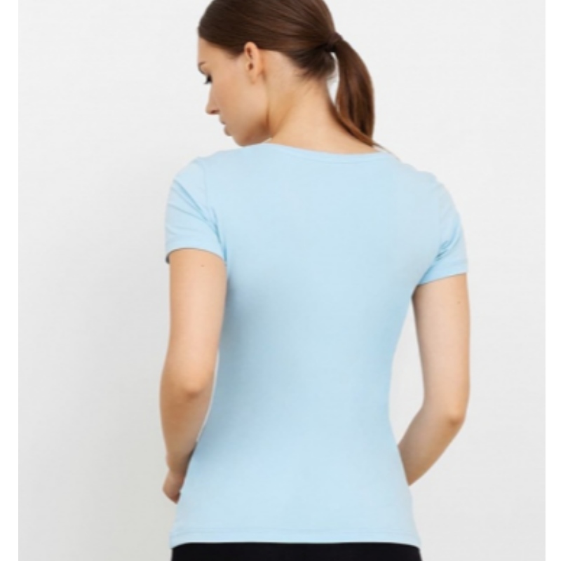 Slim fit tričko ve světle modré