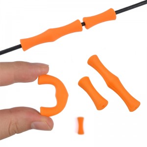 Elong venkovní 42ft09 Finger Guard Bow String Gumová stráž lukostřelba fotografování pomocí ochrany prstů