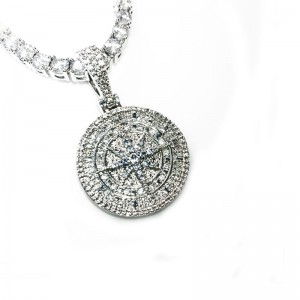 Bling bling přívěseknáhrdelník 18k zlaté pokovené muži a ženy \\\\ \'s hip hop šperky