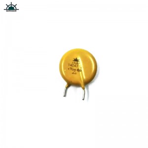 Žlutá epoxidová pryskyřice rovné olovo 14d471 Vysoký přepadový ochranný ochranný prostředek Skladový odpor oxid kovu varistor MOV