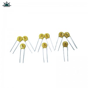 Originální rezistor ODM Dodavatel Žlutá křemík 10D221 Průměr 10mm oxid kovu MOV varistor pronapájení