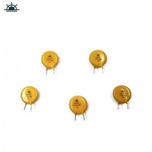 ODMnižší cena Dobrý servis, žlutá vysoká přepětí MOV 14mm HVR14D681K Zinečnatý oxid varistor pro LED světla