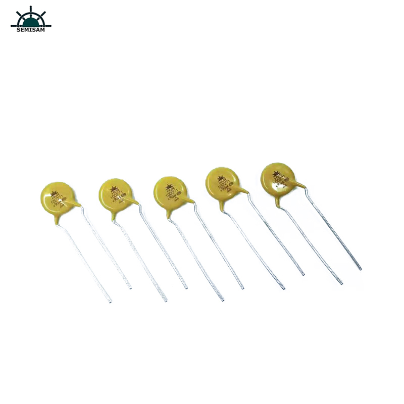 Výrobce rezistor Dodavatel Žlutý Silicon 10D271 Průměr 10mm oxid kovu MOV varistor pro spínánínapájení