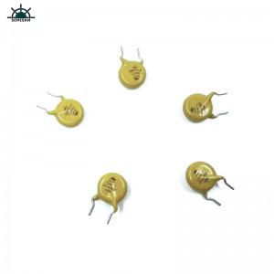 Čína Originální výrobce Pasivní elektronika komponenty, žlutý MOV 10mm HVR10D511K Oxid zinečnatý Varistor